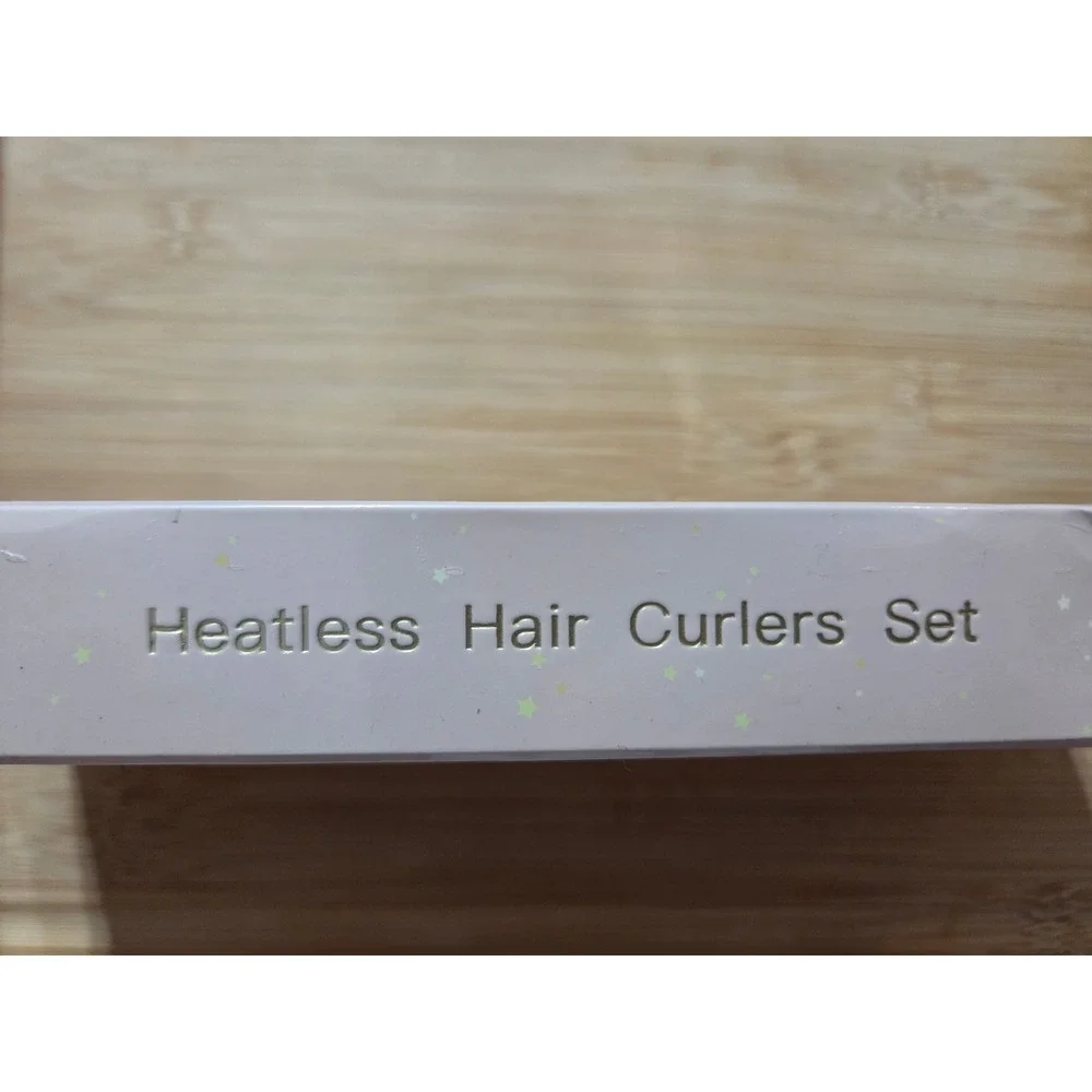 Dreamy Rosy Clouds Satin Heatless Curling Set of 4 Pink Hair Rollers New